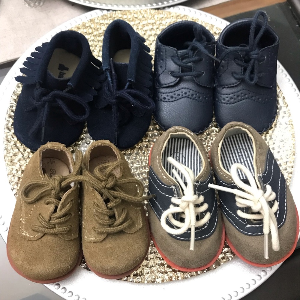 Baby dressy / formal crib shoe bundle